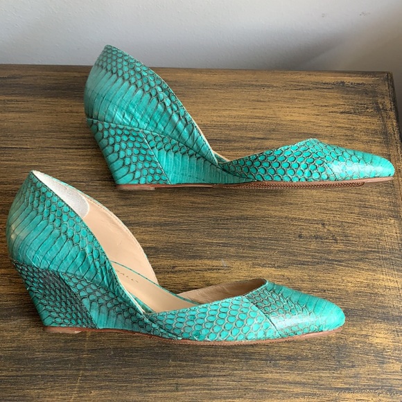 Loeffler Randall Wedge Pumps Size 6.5 🧜‍♀️ 🐚 - Picture 2 of 7